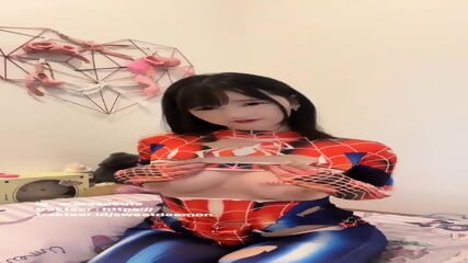 Asian Teen Girls Very Cute(spider's Women Cosplay