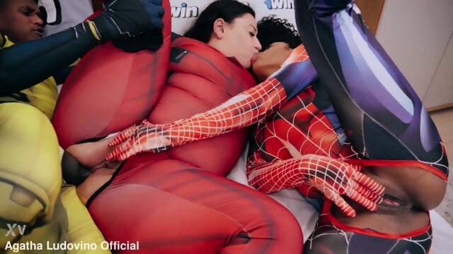 Deadpool Wolverine and spider woman