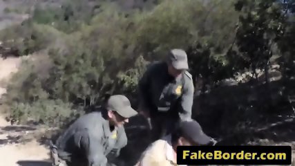 Illegal Immigrant Gets Caught So She Must Sucks Agent S Stiff Dick And Takes It In Her Pussy