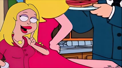Sexy Blonde Milf Francine Smith BALLBUSTING Groin Knee Anime Balls Kicking - Francine Dee