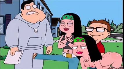 Hayley BALLBUSTING American Dad ANIME Kick In The Balls Step Daddy Busted - Hayley Davies