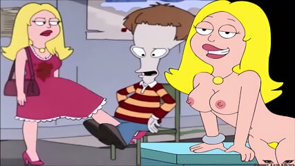 Francine Smith ALIEN BALLBUSTING Roger Got Hard KICK IN THE BALLS Anime NUTSHOT - Francine Dee