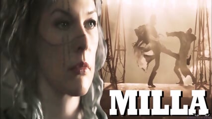 Sexy Milf MILLA JOVOVICH Ballbusting Stomp & Kick In The Balls In The Lost Lands - Kari Milla