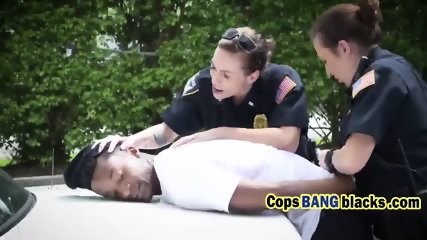 Tattooed Cop Pleased By Black Guy