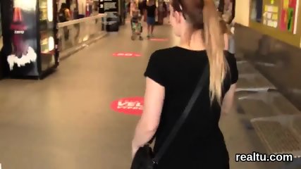 Striking Czech Nympho Gets Teased In The Mall And Reamed In Pov