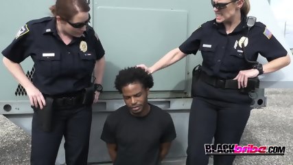 Criminal Runs From Very Insistant Horny Female Officers