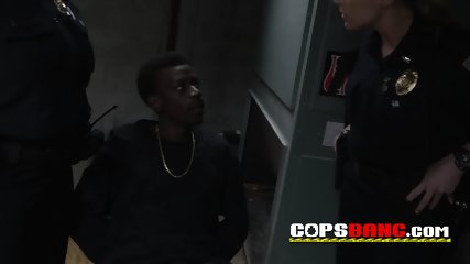 Officer Jane Makes Criminal Dive Into Officer Smiths Bare Ass