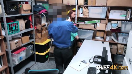 Ornella Gets Down On Her Knees To Suck Officers Cock When Caught Stealing