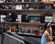 Muscular Babe Twat Fucked By Pervert Guy In The Store