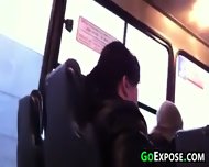 Flashing This Chick On The Bus