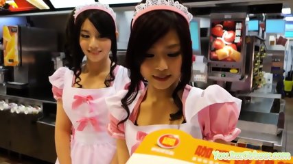 Cute Fast Food Waitresses 1