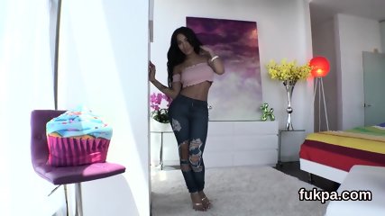 Charming Stunner Displays Big Ass And Gets Ass Hole Rode