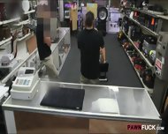 Muscular Chick Was Convinced To Get Fucked In The Pawnshop