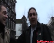Real Amsterdam Hooker Handling Cum