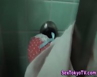 Asian Shows Off Wet Pussy