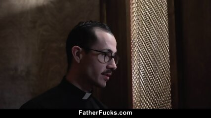 Father Fiore Stuffs His Dick Inside The Boyâ€™s Puckering Asshole