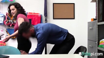 Teen Thieves Love Getting Hard Fucked In Doggystyle At The Pervert Guard Office Just For Fun.