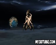 Foxy 3d Babe Gets Fucked By An Alien On The Moon