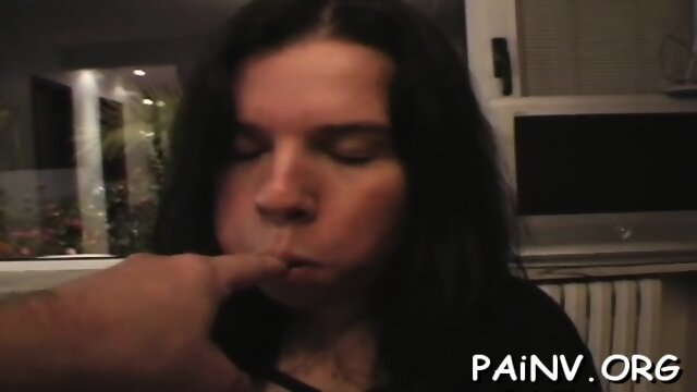 Glorious minx gets rammed with joy