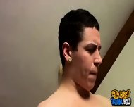 Straight Guy Slips Out Of His Boxers Exposing His Huge Cock
