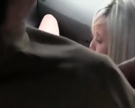 Horny Glamours Sucking Dick In Car