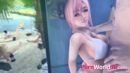 This Hentai Honoka From Game Dead Or Alive Likes A Big Dick