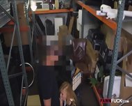 Blonde Milf Screwed Up At The Pawnshop For Some Cash
