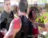Group Of Swingers Have A Party Outdoors In This Xxx Reality Show