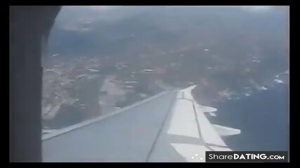 Spanish Couple Crazy Handjob In A Plane (amazing)