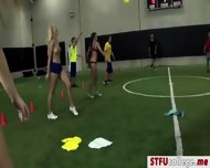 Hot Coeds With Curvacious Body Gets Fuck In The Dodge Ball Field