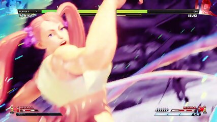 Bottomless Fighter - Rainbow Mika Vs Ibuki