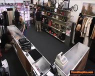 Blonde Chick Sucks Pawnshop Owners Cock For A Pearl Set