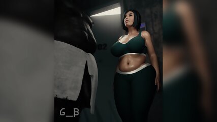 Fat Ashley Gets BBC (Animation W/Sound)