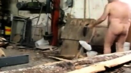 Grandpa In A Sawmill