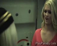 Horny Pilot Gets Lucky With Big Booty Blonde Passenger
