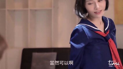 ChinaAV - 【国产】天美传媒 国产原创AV 中文字幕 TM0017 晚餐吃姊姊男友的屌 正片