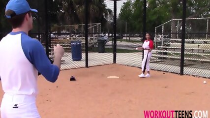 Priya Price Taking Hardcore Baseball Training