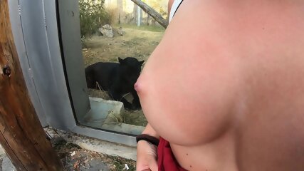 Femme Exhib Et Coquine Se Montre Au Zoo