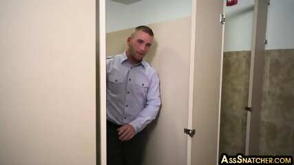 Gay Boss POV Anally Bangs His Hairy Cock Employee In Office