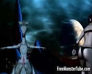 3d Babe Getting Fucked Hard By An Alien Monster