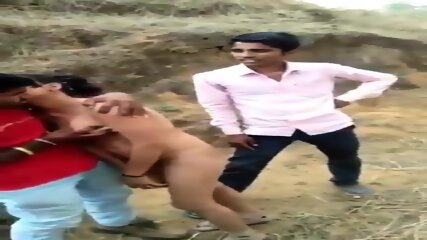 Locals Groping Girlfriend After Getting Caught With Bf
