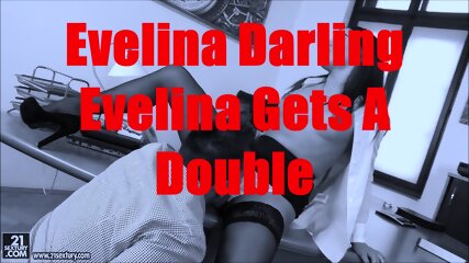 PORN TRAILER 2022 - Evelina Darling - Evelina Gets A Double