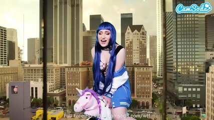 Camsoda - Lizzie Love- Teen Naruto Cosplayer Rides Sybian