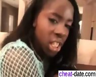 I Am On Cheat-date - 3 White Cocks For 1 Skinny Black Gal