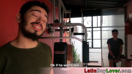 Amateur Latin Gay Teen Cesar Rose Fucked After Training