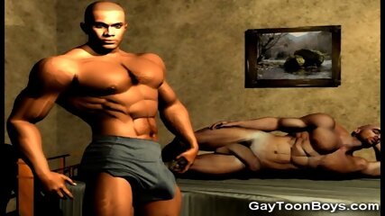 Muscular Males 3D Like It Big