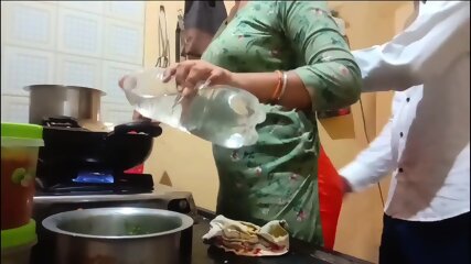 Indian Desi Young Wife Cooking In The Kitchen And Fucked By Her Brother-in-law Xlx