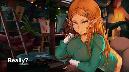 [Hentai JOI] Zelda Plays A Cards Game With Your Cock! [JOI Game] [Edging] [Anal] [Countdown]