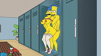 Marge Gets Fucked In The Gym