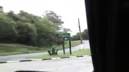 Brazilian Whore Pissing Before Gives Blowjob And Fucking In The Car Xlx